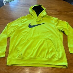 Nike Hoodie Men’s XL Yellow/Black Pullover